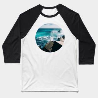 On The Rocky Shore Baseball T-Shirt